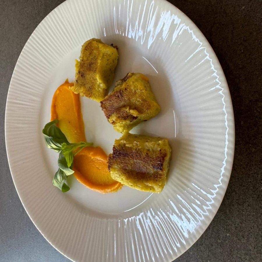 Krokante polenta koekjes
